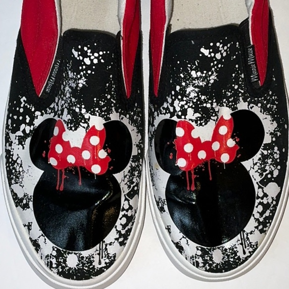 💲Ground Up, Disney Minnie Mouse Slip Ons, Sz. 9 - Picture 8 of 12